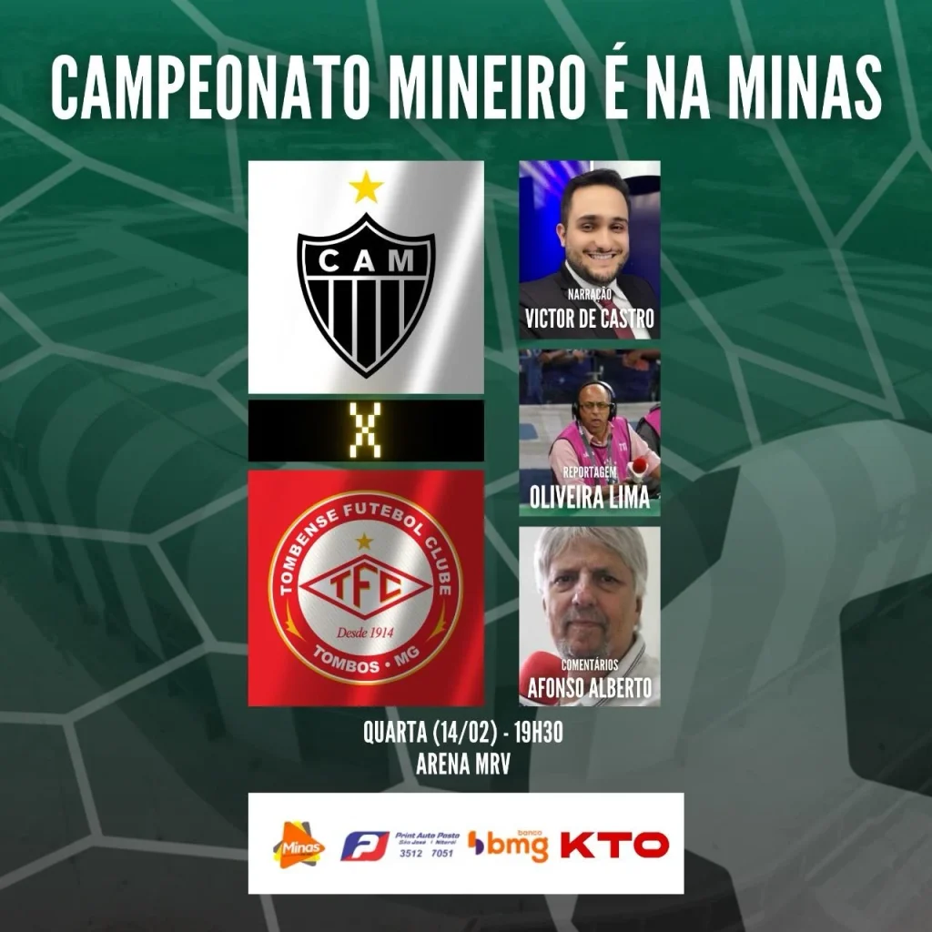 Acompanhe Atlético x Tombense pelo Campeonato Mineiro 2024 - 7880 1