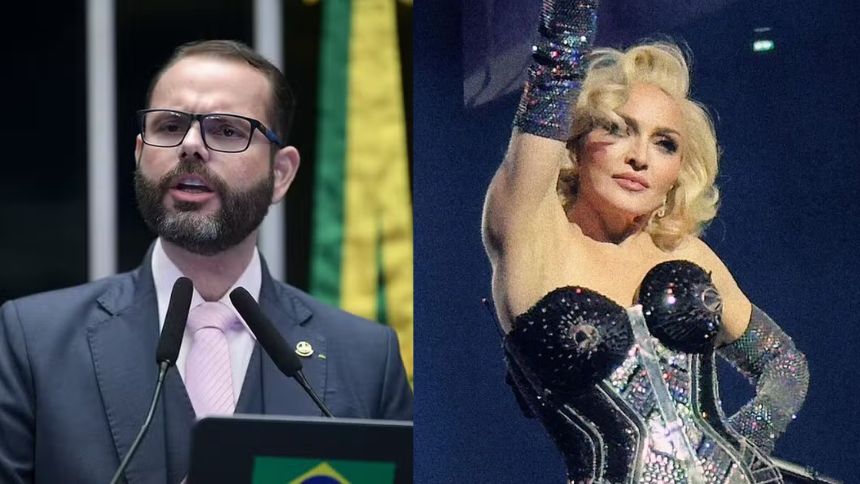 Senador do PL se arrepende de ter ido ao show de Madonna: "Não representa meus valores"