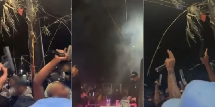 Vídeo: Criminosos ostentam armas de fogo em festa na Grande BH