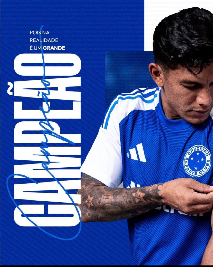 Cruzeiro lança nova camisa com o lema: "pois na realidade é um grande campeão". - WhatsApp Image 2025 03 07 at 11.03.20