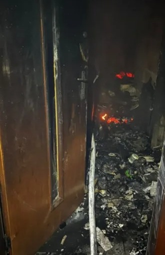 VÍDEO: idosa é levada para o hospital após cobertura pegar fogo em BH - WhatsApp Image 2025 05 16 at 10.21.33