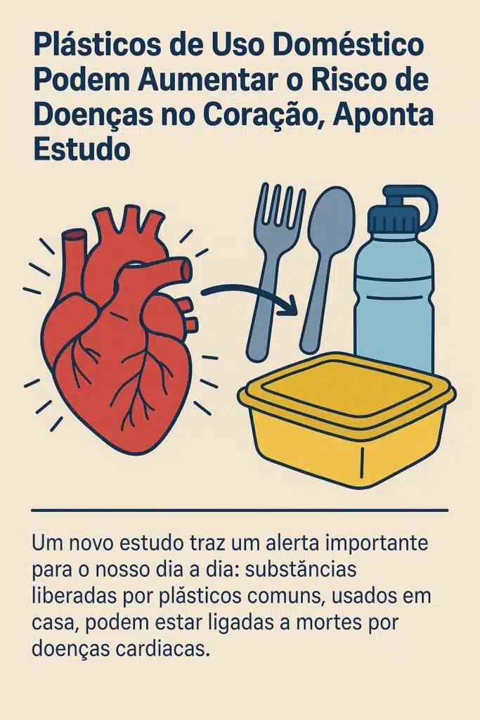 Plásticos de uso doméstico podem aumentar o risco de doenças no coração, diz estudo 2 Plásticos de uso doméstico podem aumentar o risco de doenças no coração, diz estudo - alert plastico coracao