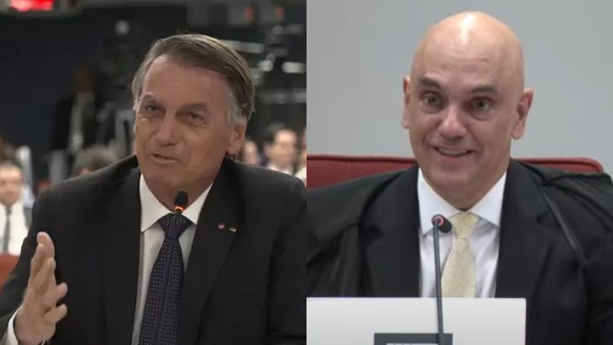 Bolsonaro brinca e 'convida' Moraes para ser seu vice em 2026 durante interrogatório 1 Bolsonaro brinca e 'convida' Moraes para ser seu vice em 2026 durante interrogatório - bolsonaro moraes vice