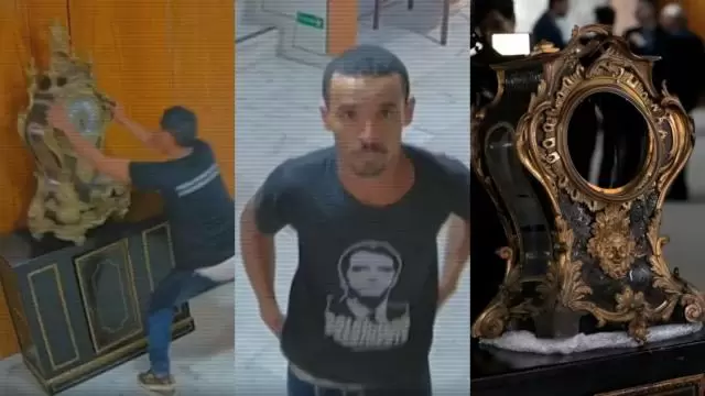 Homem que quebrou relógio no 8/1 é solto em Minas, mas Moraes manda prendê-lo de novo 2 Homem que quebrou relógio no 8/1 é solto em Minas, mas Moraes manda prendê-lo de novo