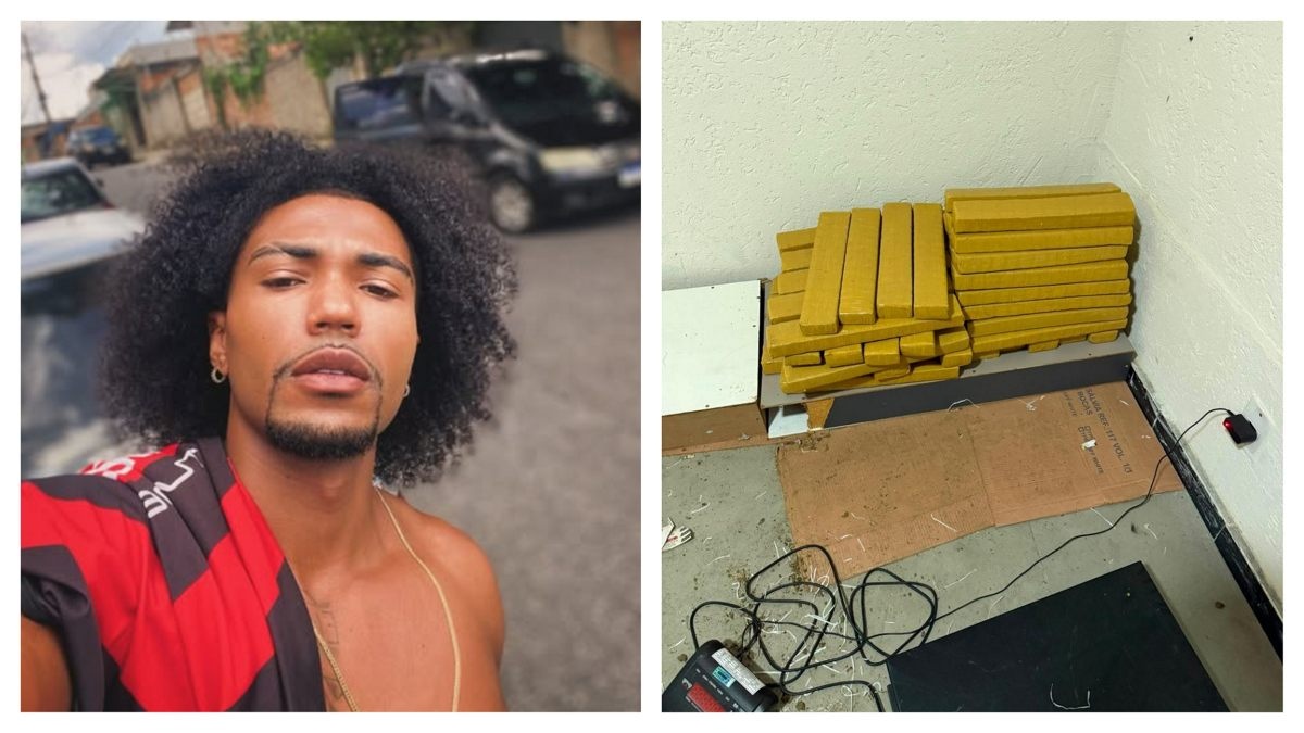 Influencer é detido em Belo Horizonte com 70 barras de maconha e skunk